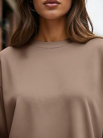 Queen Womens Spring Tops Oversized Long Sleeve T Shirts 2026 Basic Tee Fall Casual Workout Y2K Clothes