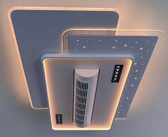 🔥Almost sold out⚡Intelligent bladeless fan chandelier-In-home installation