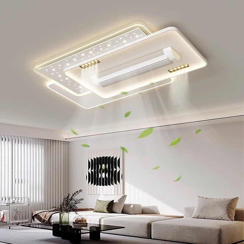 🔥Almost sold out⚡Intelligent bladeless fan chandelier-In-home installation