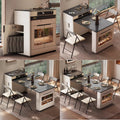 Kitchen Island Cabinet with Extendable Table