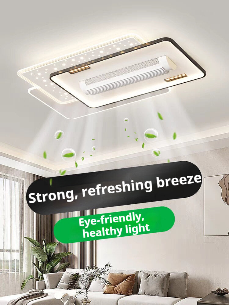 🔥Almost sold out⚡Intelligent bladeless fan chandelier-In-home installation